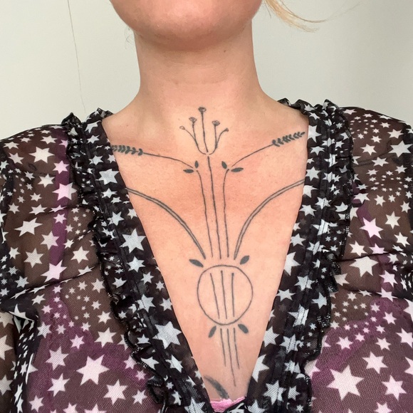 Free People Marne Mesh Cropped Wrap Sheer Top (Size XL) - Picture 8 of 8